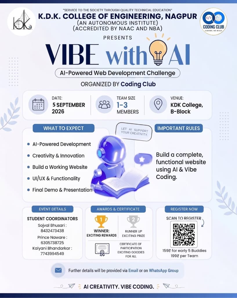 VIBE with AI Event Flyer